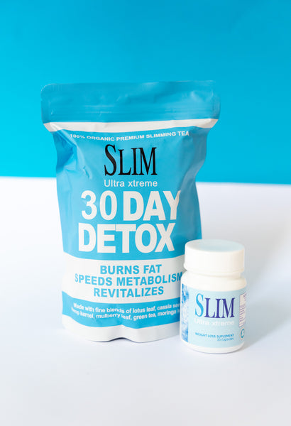 Combo Slim Ultra Xtreme (30 Capsulas) + Slim Tea Detox 30 Day